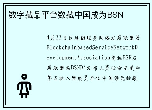 数字藏品平台数藏中国成为BSN